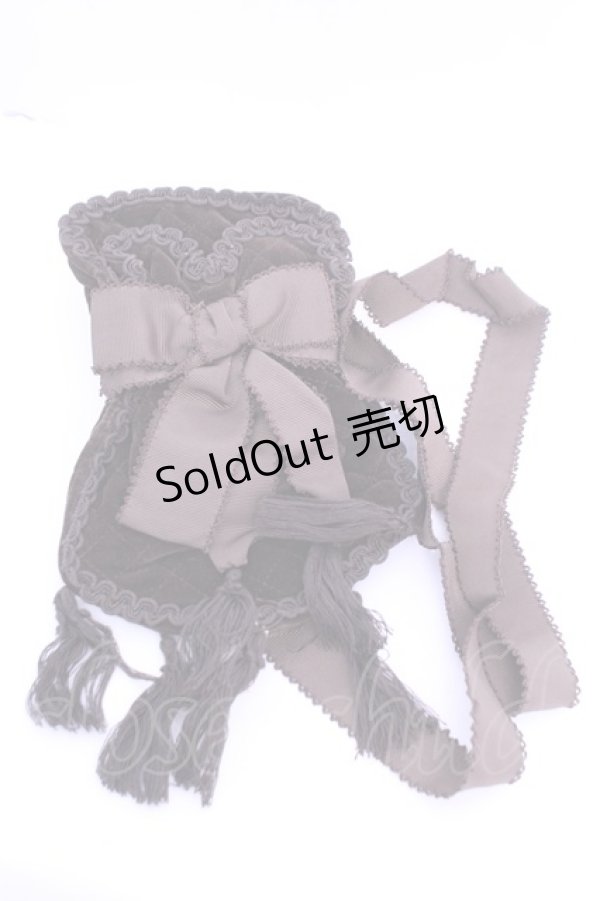 画像1: KANEKO ISAO / ブレード使い別珍ひょうたんポシェット  ブラウン O-26-01-16-1062-EL-BG-IG-OS (1)