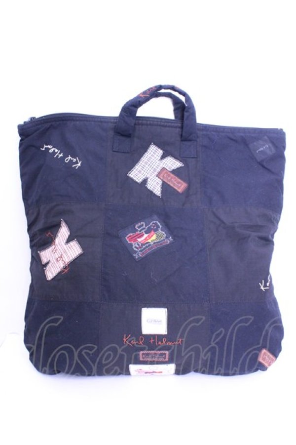 画像1: Karl Helmut / パッチワークトートバッグ  クロ O-26-01-16-1063-EL-BG-IG-OS (1)