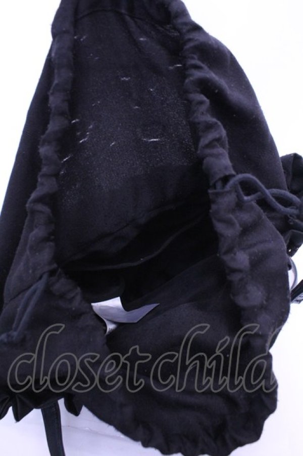 画像3: axes femme / レース×雑材バッグ  ナチュラル×クロ O-26-01-16-1064-AX-BG-OW-OS (3)