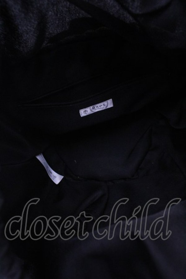 画像3: axes femme / リボン使いカゴバッグ  ナチュラル×ブラック O-26-01-16-1066-AX-BG-OW-OS (3)