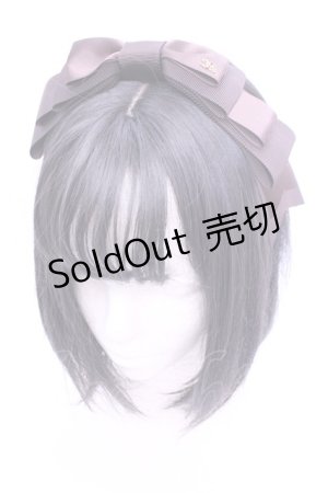 画像: Innocent World / ダブルリボンアニバーサリーカチューシャ  ショコラ O-26-01-16-1006-IW-AC-OW-OS