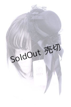 画像: axes femme / ローズリボンミニハット  クロ O-26-01-16-1072-AX-AC-OW-OS