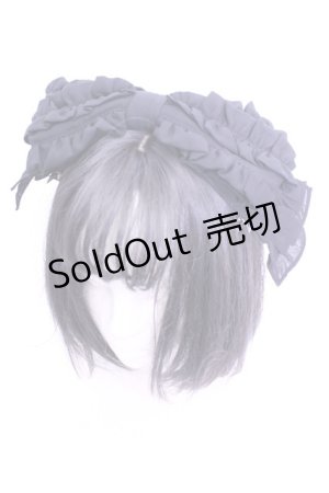 画像: Chalmiere / リボン型ヘッドドレス  クロ O-26-01-16-1076-0-AC-OW-ZT305