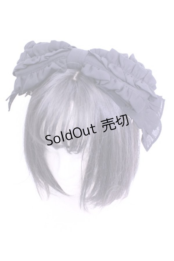 画像1: Chalmiere / リボン型ヘッドドレス  クロ O-26-01-16-1076-0-AC-OW-ZT305 (1)