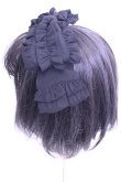 画像2: Chalmiere / リボン型ヘッドドレス  クロ O-26-01-16-1076-0-AC-OW-OS (2)