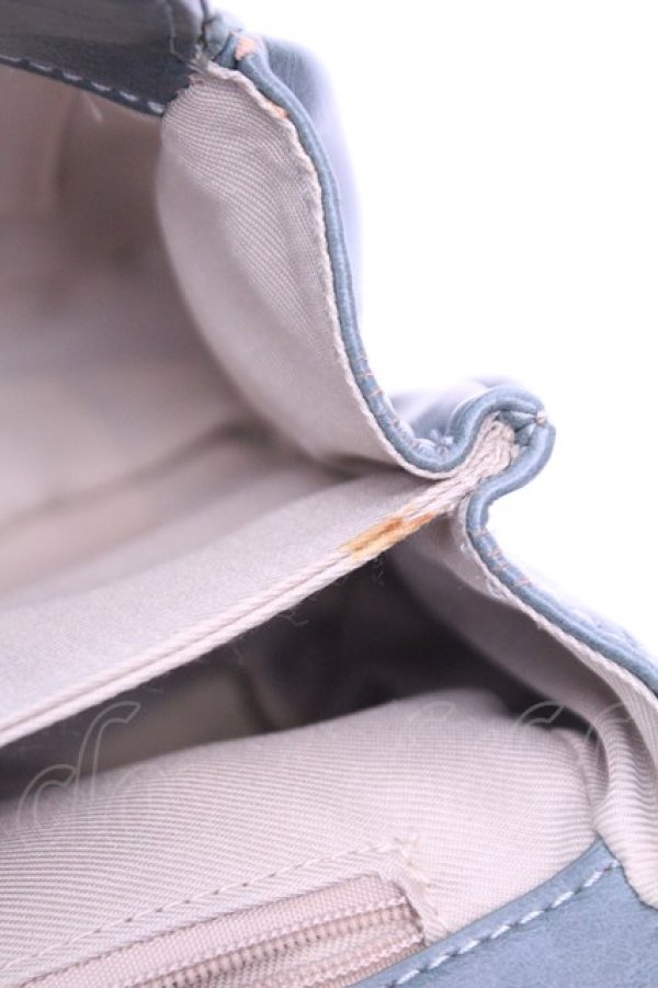 画像3: an another angelus / バンブーハンドルレトロフラップハンドバッグ  グリーン O-26-01-16-1093-CA-BG-OW-OS (3)