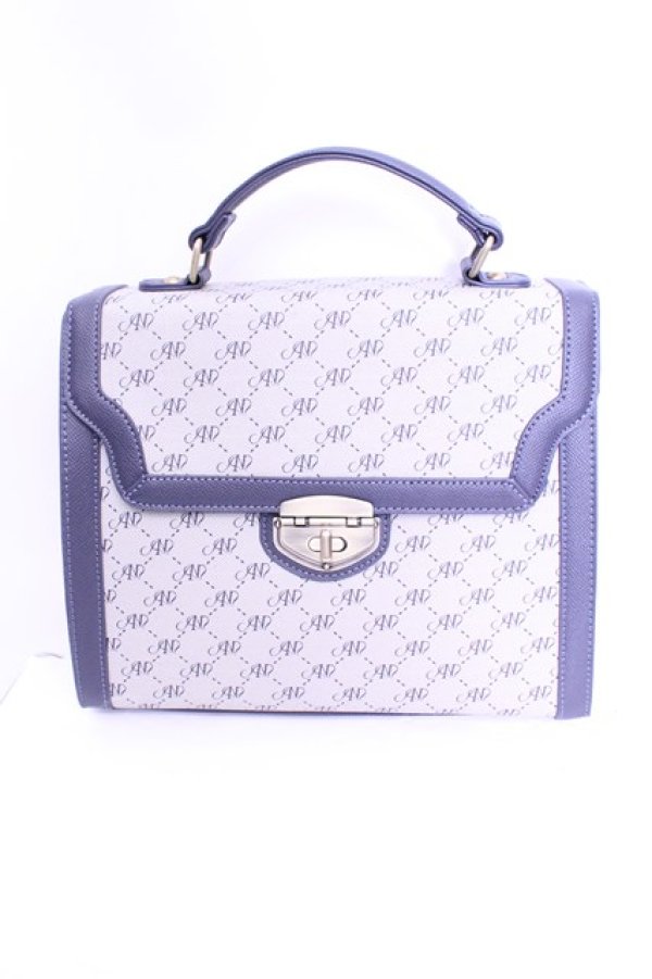 画像1: an another angelus / ANモノグラムハンドバッグ  ベージュ O-26-01-16-1097-CA-BG-OW-OS (1)