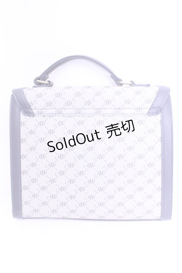 画像2: an another angelus / ANモノグラムハンドバッグ  ベージュ O-26-01-16-1097-CA-BG-OW-ZTK013 (2)