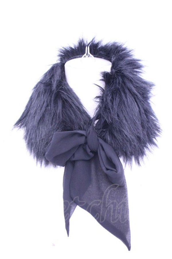 画像1: MARBLE / ファーティペット  ブラック O-26-01-16-1100-GO-ZA-OW-OS (1)