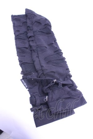 画像: Ozz Croce / スラッシュダメージアームカバー  ブラック O-26-01-16-1101-OO-ZA-OW-OS