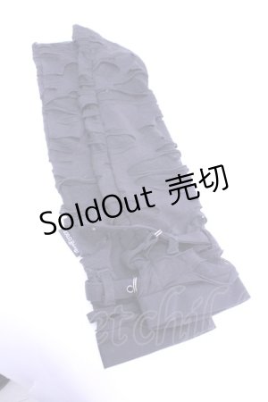 画像: Ozz Croce / スラッシュダメージアームカバー  ブラック O-26-01-16-1101-OO-ZA-OW-ZT305