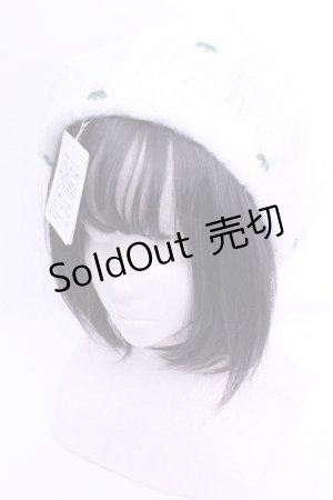 画像: Franche Lippee / 薔薇モチーフニットベレー F ミルク O-26-01-16-1017-LO-AC-OW-ZT0121U