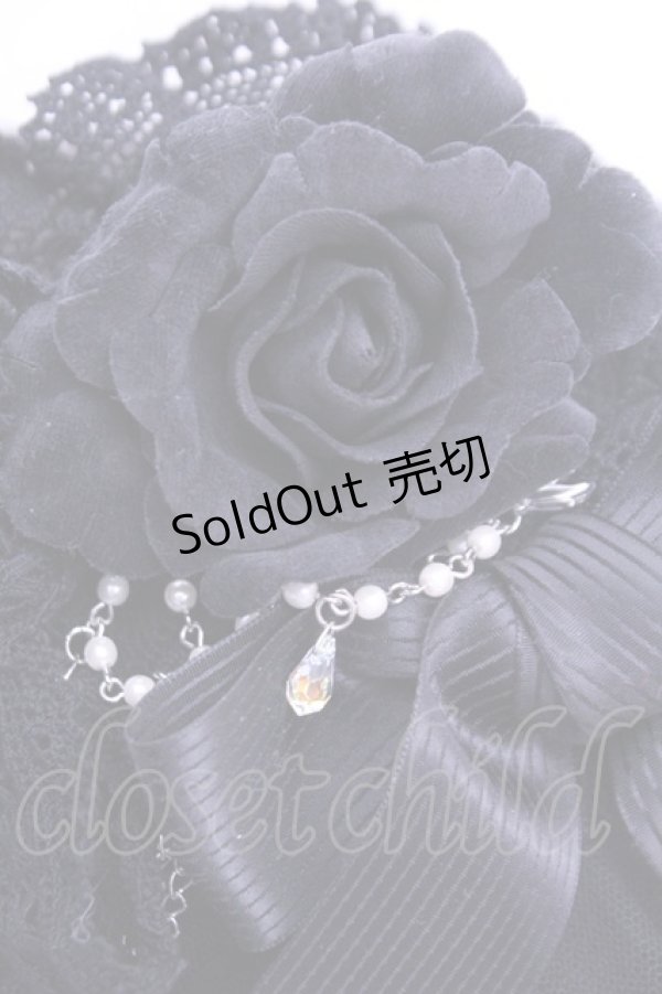 画像3: ALICE and the PIRATES / キャンベルローズカチューシャ  クロ O-26-01-16-1019-PA-AC-IG-OS (3)