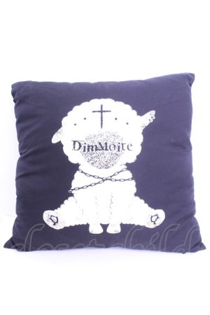 画像: DimMoire / DimMoireロゴクッション  ブラック O-26-01-16-1020-0-ZA-OW-OS