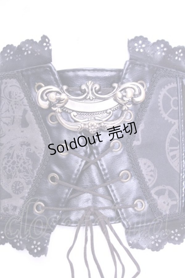 画像2: STEAM / ギアptコルセット  ブラック O-26-01-16-1031-HN-TO-OW-OS (2)