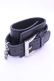 画像1: h.NAOTO / ベルトブレスレット  ブラック O-26-01-16-1038-HN-AC-OW-OS (1)