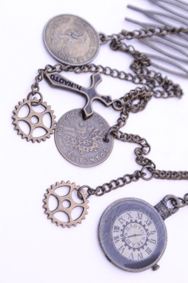 画像2: h.NAOTO / コインモチーフラリエット  アンティークゴールド O-26-01-16-1039-HN-AC-OW-OS (2)