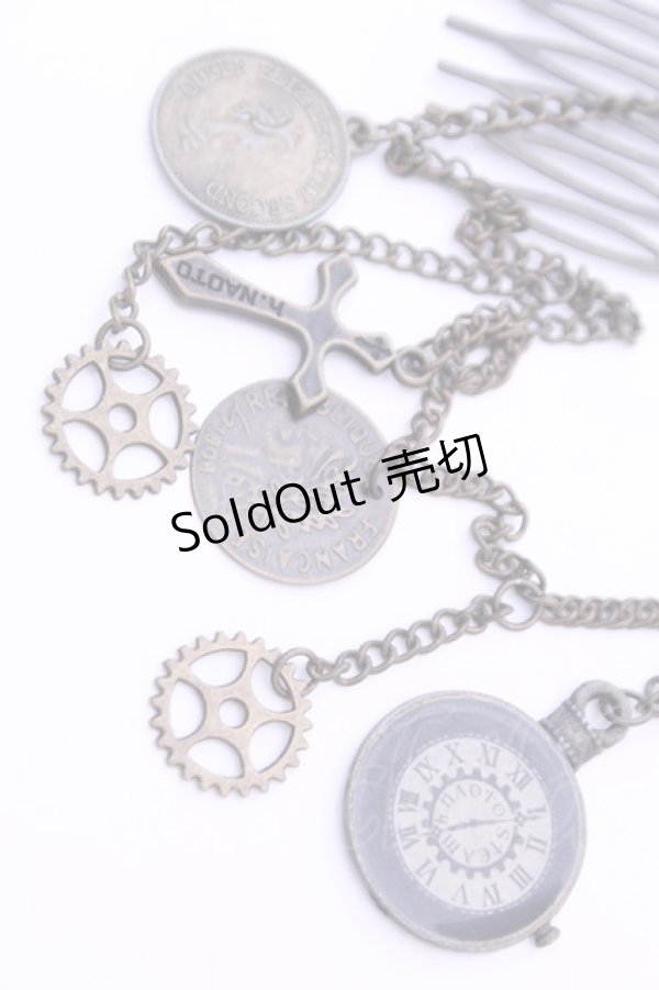 画像2: h.NAOTO / コインモチーフラリエット  アンティークゴールド O-26-01-16-1039-HN-AC-OW-ZT150-F002 (2)