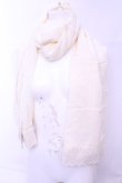 画像1: Franche Lippee / コットンレースストール  キナリ O-26-01-16-1044-LO-ZA-OW-OS (1)