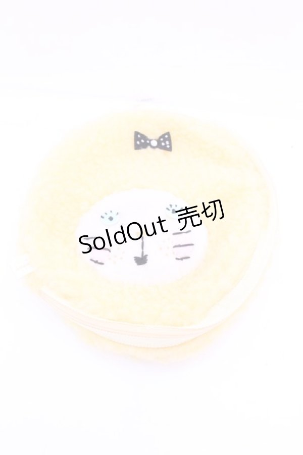 画像1: Franche Lippee / もこもこポーチ  イエロー O-26-01-16-1047-LO-ZA-OW-ZT500 (1)