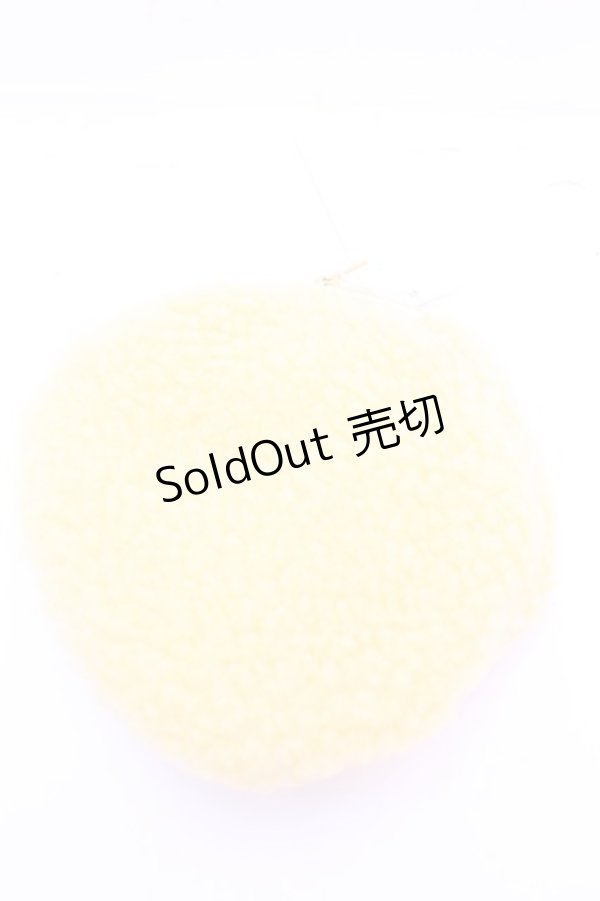 画像2: Franche Lippee / もこもこポーチ  イエロー O-26-01-16-1047-LO-ZA-OW-ZT500 (2)