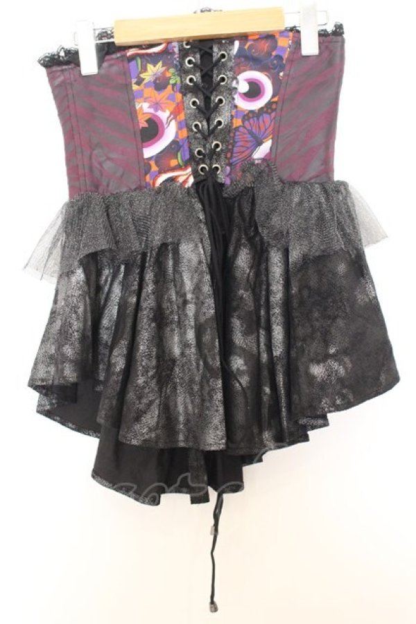 画像4: Qutie Frash / フリルラップコルセット  目玉柄 O-26-01-16-066-QU-TO-IG-OS (4)