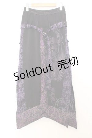 画像: Qutie Frash / チャイナロングスカート   O-26-01-16-067-QU-SK-IG-OS