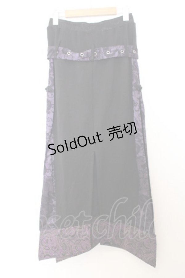 画像3: Qutie Frash / チャイナロングスカート   O-26-01-16-067-QU-SK-IG-OS (3)