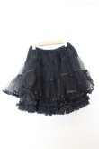 画像3: BABY,THE STARS SHINE BRIGHT / ふわふわドットチュールパニエ  クロ O-26-01-16-068-BA-SK-IG-OS (3)