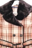 画像2: an another angelus / チェックパイピングコート F ベージュ系 O-26-01-16-010-CA-CO-OW-OS (2)