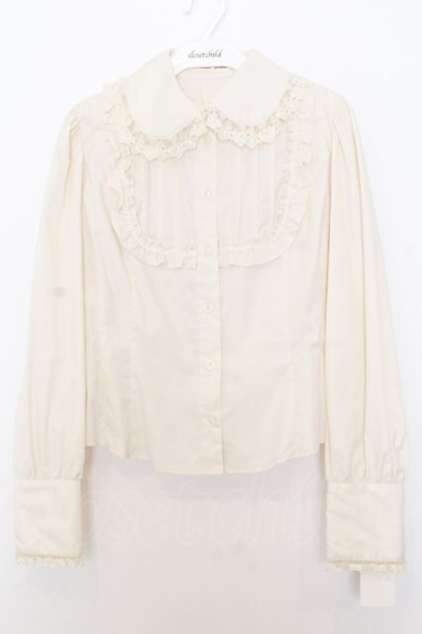 画像1: Innocent World / ヨーク切替ブラウス L キナリ O-26-01-16-011-IW-BL-OW-OS (1)