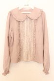 画像1: Honey Cinnamon / タックレースブラウス F ピンク O-26-01-16-012-LO-BL-OW-OS (1)