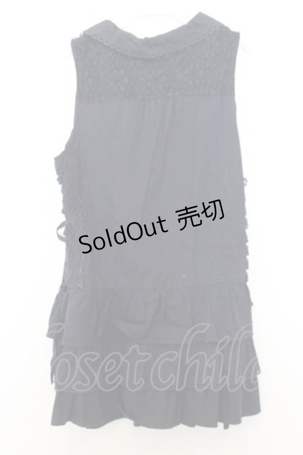 画像3: axes femme / 裾ティアードチュニック M ネイビー O-26-01-16-015-AX-OP-OW-OS (3)