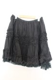 画像3: PEACE NOW / ギャザーフリルスカート M ブラック O-26-01-16-019-PU-SK-OW-OS (3)
