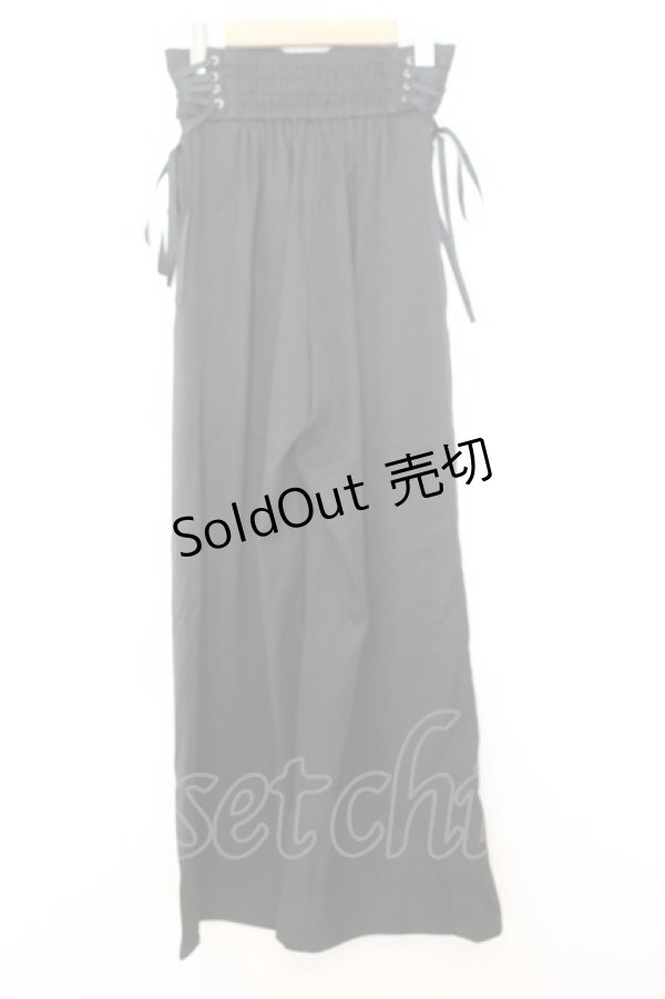 画像3: axes femme POETIQUE / レースアップデザインパンツ M クロ O-26-01-16-002-AX-PA-IG-ZT557 (3)