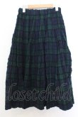 画像3: Franche Lippee / チェックウールスカート  グリーン×ネイビー O-26-01-16-025-LO-SK-IG-OS (3)