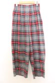 画像1: Franche Lippee / タータンチェックパンツ  グレー O-26-01-16-026-LO-PA-IG-OS (1)
