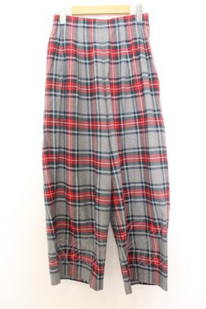 画像: Franche Lippee / タータンチェックパンツ  グレー O-26-01-16-026-LO-PA-IG-OS