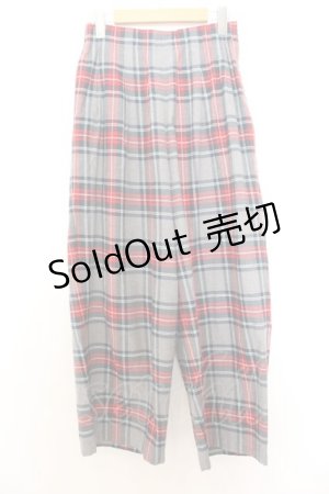 画像: Franche Lippee / タータンチェックパンツ  グレー O-26-01-16-026-LO-PA-IG-ZT548