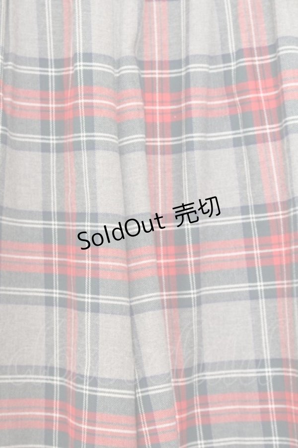 画像2: Franche Lippee / タータンチェックパンツ  グレー O-26-01-16-026-LO-PA-IG-ZT548 (2)