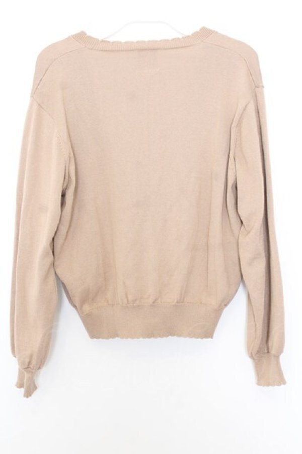 画像2: F&A / マーガレット釦UVカットニットカーディガン  ブラウン O-26-01-16-027-LO-TO-IG-OS (2)