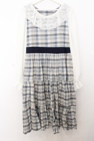 画像: marcHenTica / オルネラワンピース  ブルー×シロ O-26-01-16-031-LO-OP-IG-ZT0119P