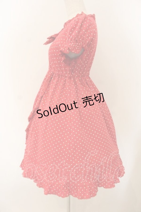 画像3: BABY,THE STARS SHINE BRIGHT / Lolipop Ribbonワンピース  えんじ O-26-01-17-024-BA-OP-OW-OS (3)