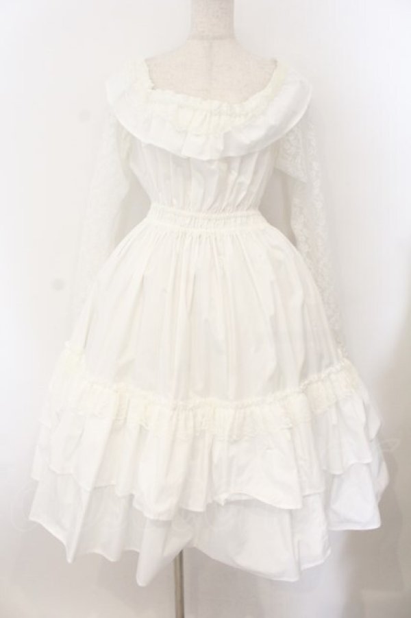 画像1: Dreaming Drop / イル=エイリスドレス  ホワイト O-26-01-17-025-LO-OP-IG-OS (1)