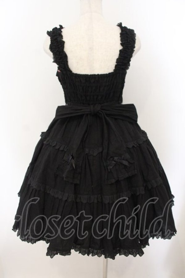 画像5: Angelic Pretty / バニラン肩リボンジャンパースカート【旧タグ】  クロ O-26-01-17-026-AP-OP-IG-OS (5)