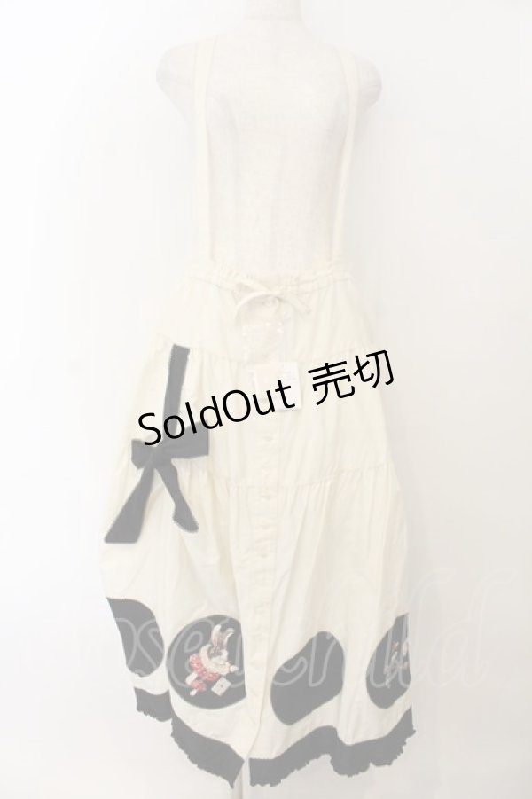 画像1: PINK HOUSE / ハロウィーンワンダーランドワッペン使いスカート  シロ×クロ O-26-01-17-032-LO-OP-IG-OS (1)