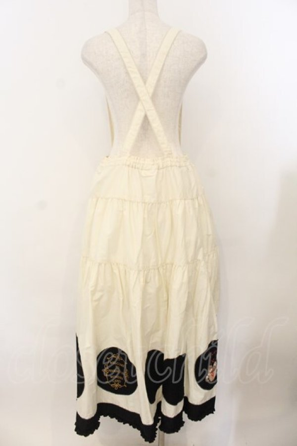 画像6: PINK HOUSE / ハロウィーンワンダーランドワッペン使いスカート  シロ×クロ O-26-01-17-032-LO-OP-IG-OS (6)