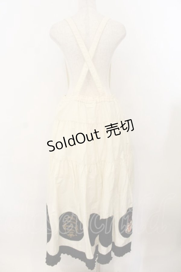 画像6: PINK HOUSE / ハロウィーンワンダーランドワッペン使いスカート  シロ×クロ O-26-01-17-032-LO-OP-IG-OS (6)