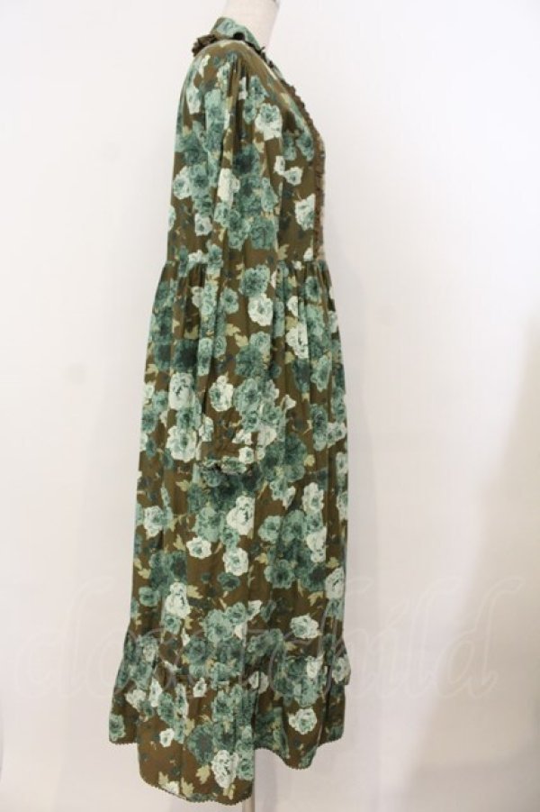 画像4: PINK HOUSE / フラワーブーケ柄ワンピース  グリーン O-26-01-17-033-LO-OP-OW-OS (4)