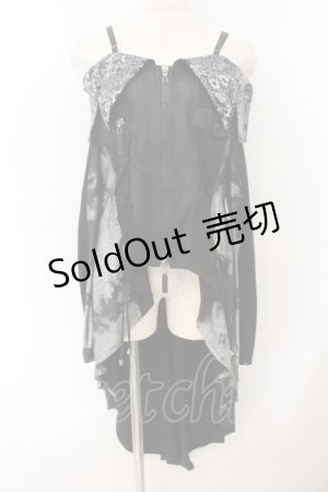 画像: Qutie Frash / ライダースチュニック  ブラック O-26-01-17-037-QU-JA-IG-OS